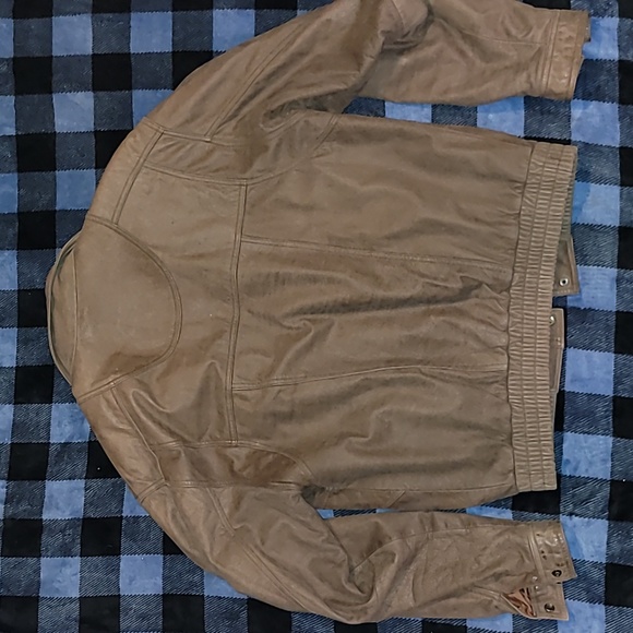 Vintage. Buttery Leather Bomber jacket. Adventure Bound By Wilson's leather. LT - Picture 12 of 16